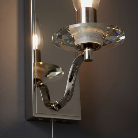 Kinkiet Endon Lighting Garland 92959 nikiel