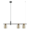 Lampa wisząca Italux Servio PND-66892-3-BK-AMB Czarny