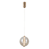 Lampa wisząca Italux PND-34359-M-HBR-AMB złoty