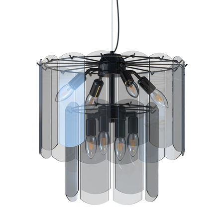 Lampa wisząca Zuma Line MD3523-8M-EBCN NIRA LAMPA WISZĄCA CZARNA/BLACK