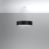 Sollux Lighting Żyrandol SKALA 50 czarny SL.0758