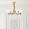 Lampa sufitowa Endon Lighting Cagney CAGNEY-5AB mosiądz