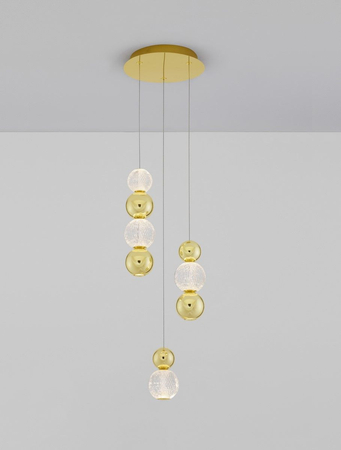 Lampa wisząca Luces Exclusivas PONCE złoty LE42700