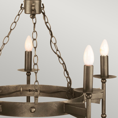 Żyrandol Elstead Lighting Cromwell brąz CW5-OLD-BRZ