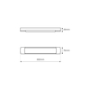 Eko-Light Listwa LED Batten 9W 30cm 4000K EK9837 BIAŁY