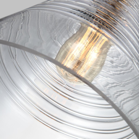 Lampa wisząca Elmore - 1 źródło światła - Oksydowany mosiądz Quintiesse QN-ELMORE-P-BBS