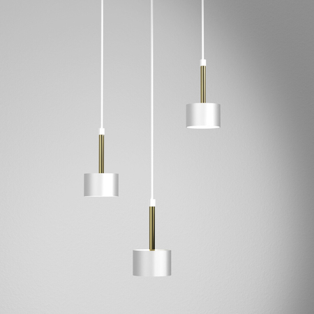 Milagro Lampa wisząca Arena 3xGX53 Biały/Złoty MLP7756 Biel / Złoto