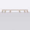 Sollux Lighting Plafon KARBON 6L taupe SL.1766