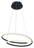 Lampa wisząca Rabalux Meridia 3257 czarny matowy