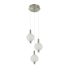 Lampa wisząca Italux Lenti PND-83631-3-SC-WH srebrny