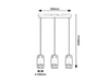 Lampa wisząca Rabalux Dimitri 3126 czarny