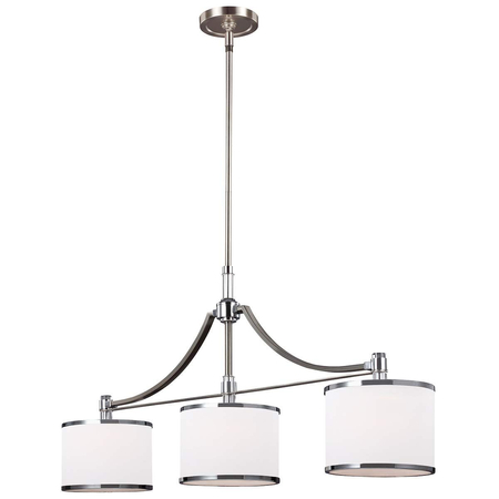 Żyrandol Elstead Lighting Prospect Park stalowy FE-PROSPECT-PARK-3P