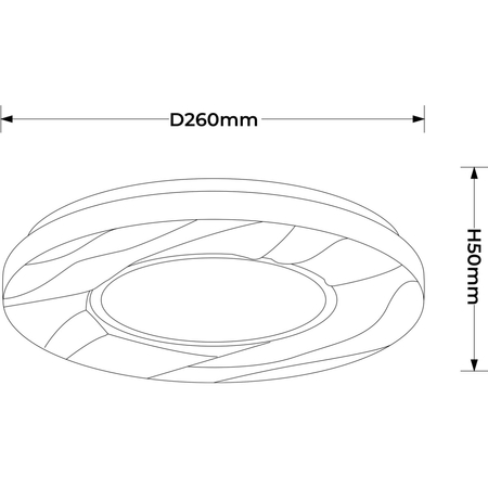 Light Prestige Plafon Tenaro 26 cm biały LED 4000K LP-7312/1C-26 WH