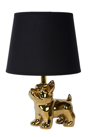 Lampa stołowa Lucide EXTRAVAGANZA SIR WINSTON 13533/81/10 czarny/złoty
