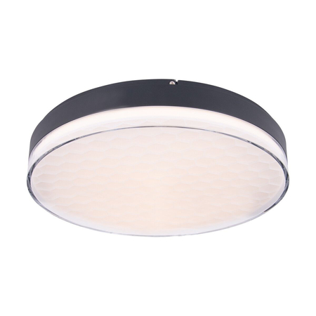 Plafon Maxlight C0218 czarny/chrom