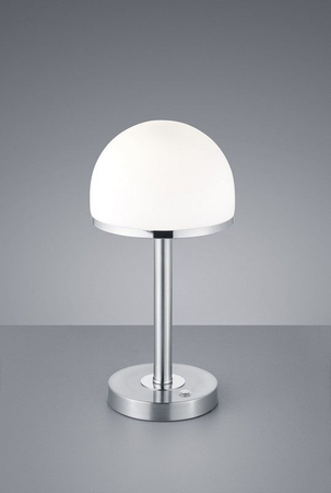 Lampa stołowa Trio 527590107 biały/srebrny