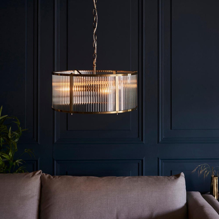 Lampa wisząca Endon Lighting Ridgeton 106282 mosiądz