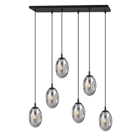 Lampa wisząca ASTRAL 6 Emibig 1266/6 czarny