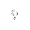 Kinkiet Luces Exclusivas ZENFARO LE45671 czarny