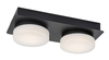 Lampa łazienkowa Rabalux Attichus 75002 czarny matowy