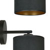 Kinkiet HILDE K1 BL BLACK Emibig 1054/K1 czarny