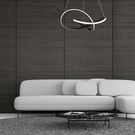 Milagro LAMPA WISZĄCA CAPPIO BLACK 36W LED ML6771 CZARNY