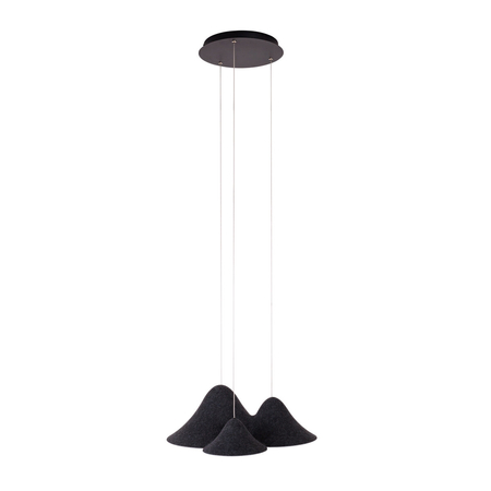 MAXLIGHT P0565 LAMPA WISZACA BELLMOND BLACK&GREY