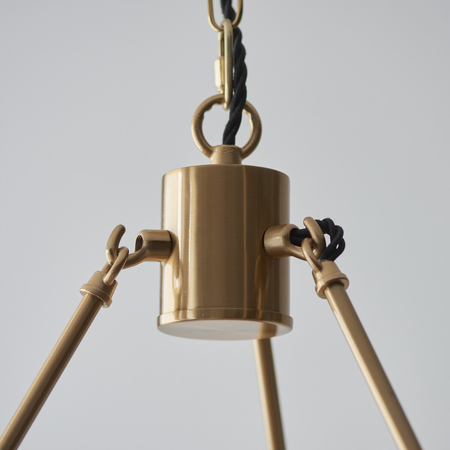 Lampa wisząca Endon Lighting Chester 111202 mosiądz