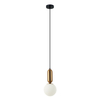 Lampa wisząca Italux Aldeva PND-02340-1S-BRO Czarny, brąz antyczny