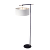 Lampa podłogowa Elstead Lighting Balance czarny/srebrny BALANCE-FL-BKPN
