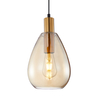 Lampa wisząca Italux PND-27812-BRO-AMB Mosiądz