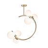 Lampa sufitowa MOLECULE Zuma Line C0454-06Q-F7AA złoty