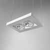 Lampa wisząca AQForm Cadva 111 X 2 Biały Struktura
