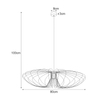 Lampa wisząca TIZI Kaja K-3409 czarny