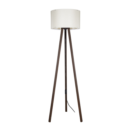 Lampa podłogowa Zuma Line ASZ.1608 PIKO LAMPA PODŁOGOWA ORZECH/WALNUT-CREAM