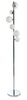 Lampa podłogowa SYBILLA 6 FLOOR CH Azzardo AZ2101 white / chrome