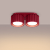 Sollux Lighting Plafon AURA 2 burgund Gx53 SL.1823