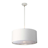 Lampa wisząca Elstead Lighting Balance biały/srebrny BALANCE-P-WPN
