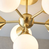 Lampa sufitowa Endon Lighting Oscar 76501 mosiądz