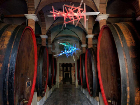 Lampa wisząca Slamp TRASM00PRS06TDX000EU La Traviata Light Sculpture 220 with DMX