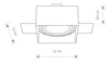Lampa sufitowa Nowodvorski Lighting 9408 Mod Plus White I