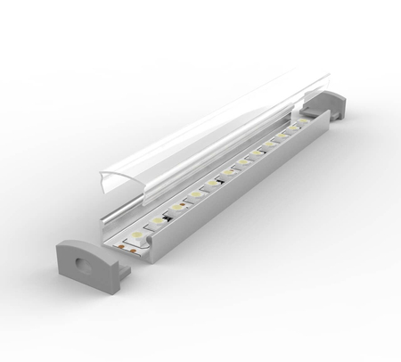 Profil LED Greenie P4-1C 1m - nawierzchniowy czarny lakierowany