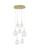 Lampa wisząca Luces Exclusivas YARA biały/złoty LE42757
