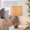 Lampa stołowa Endon Lighting Delphine 98046 srebrny