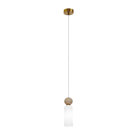 Lampa wisząca Italux Santos PND-95331-1-BRSS Mosiężny