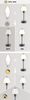 Lampa stołowa Rabalux Lydia 2296 czarny matowy