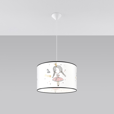 Sollux Lighting Lampa wisząca PRYSM 1 biała SL.1397