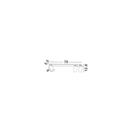 Reflektor Luces Exclusivas FALORIA LE45649 czarny