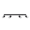 Sollux Lighting Plafon NERO 4 czarny/chrom SL.1067