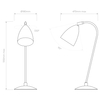 Lampa stołowa Astro Joel Table 1223002 Matowy Czarny